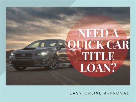 Car Title Loans Online Instant Approval